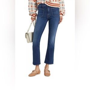 MOTHER The Patch Pocket Insider Sneak Jeans